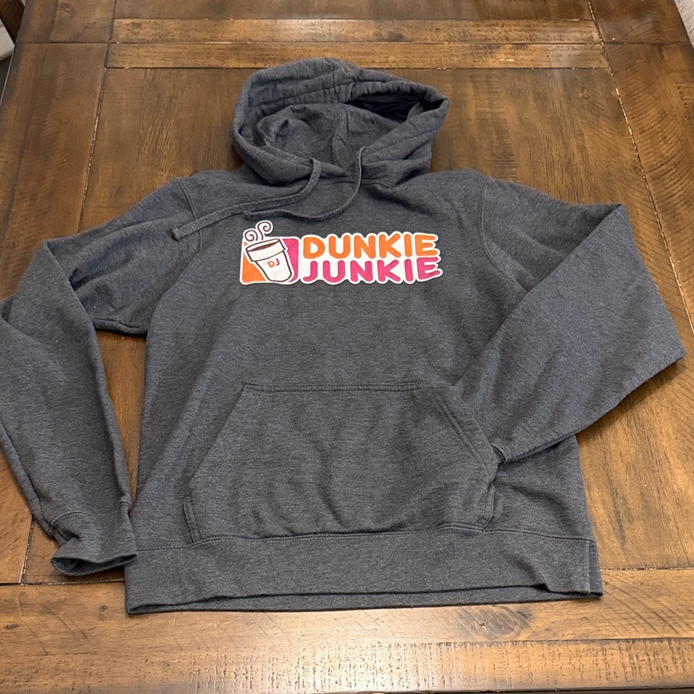 Dark Charcoal Gray Dunkie Junkie Hoodie